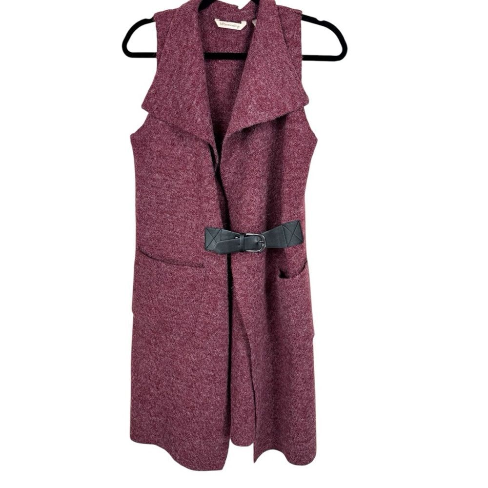 Soft Surroundings Solange fashion belted sweater vest long cross over size S